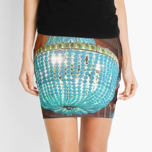 Turquoise chandelier from Roger's Gardens Mini Skirt