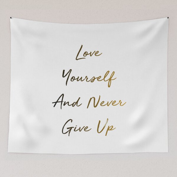 Item preview, Love Yourself And Never Give up designed and sold by successmom.