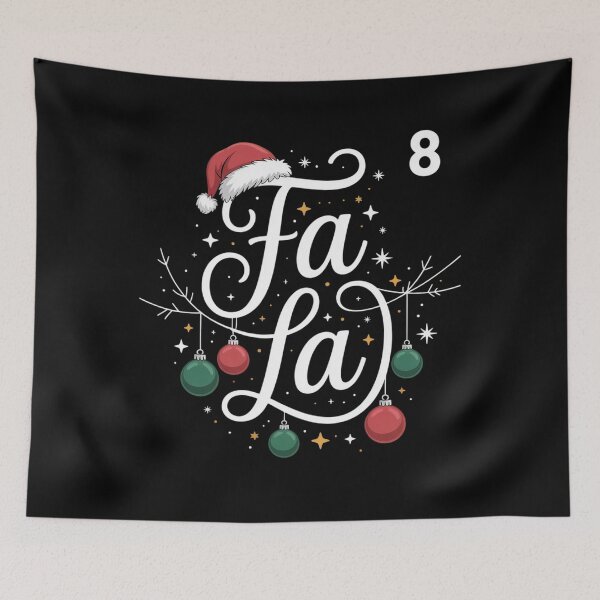 Item preview, FA (LA)8 Funny Christmas Santa Fa La Math designed and sold by HaileyRobel.