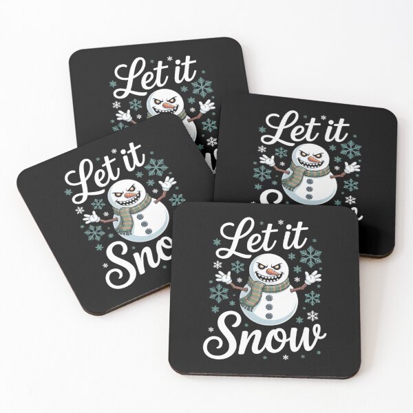 Item preview, Evil Snowman Let it Snow Christmas Winter Holiday designed and sold by DrewLeuschke.