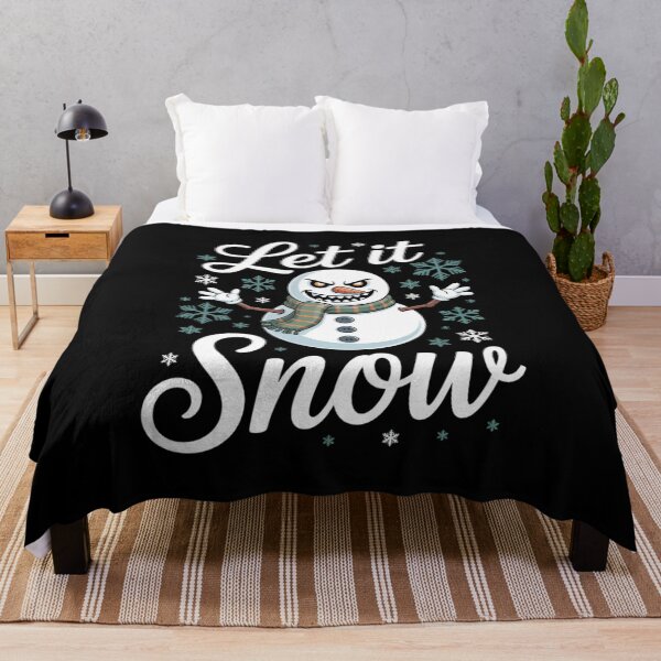 Item preview, Evil Snowman Let it Snow Christmas Winter Holiday designed and sold by DrewLeuschke.