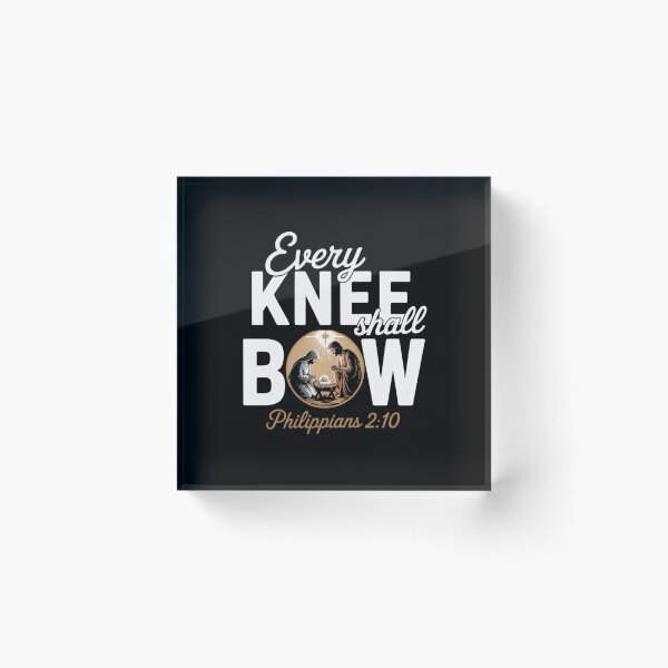 Item preview, Every Knee Shall Bow Nativity – Philippians 210 Christmas designed and sold by AmparoBoyle.