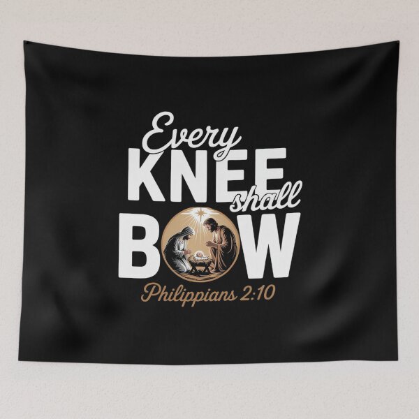 Item preview, Every Knee Shall Bow Nativity – Philippians 210 Christmas designed and sold by AmparoBoyle.