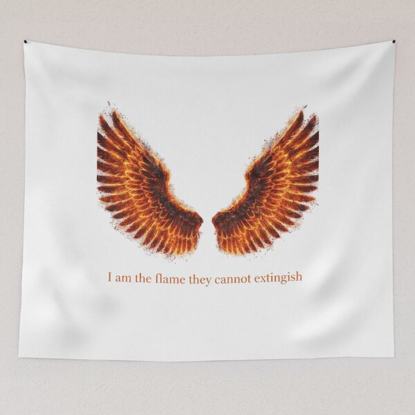 Item preview, I Am the Flame – Unbreakable Spirit Design designed and sold by TheCreativeAura.