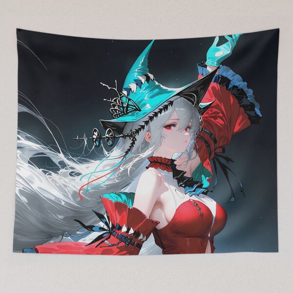 Item preview, Skadi Arknights Prelude To Dawn Anime Girl Witch Night Ocean Fantasy designed and sold by CarlosBender.