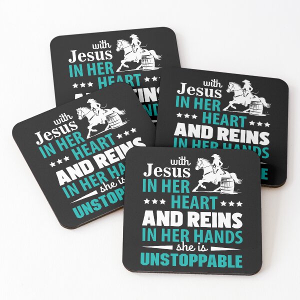 Item preview, With Jesus In Her Heart And Reins In Her Hands designed and sold by AngelaSandra.