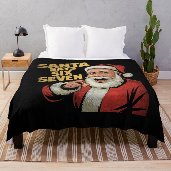 Item preview, Bruh Happy Says Six Santa Claus Retro Holiday Seven Santa designed and sold by ChadnoSmith.