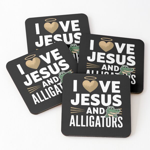 Item preview, Love Jesus And Alligators designed and sold by AngelaSandra.