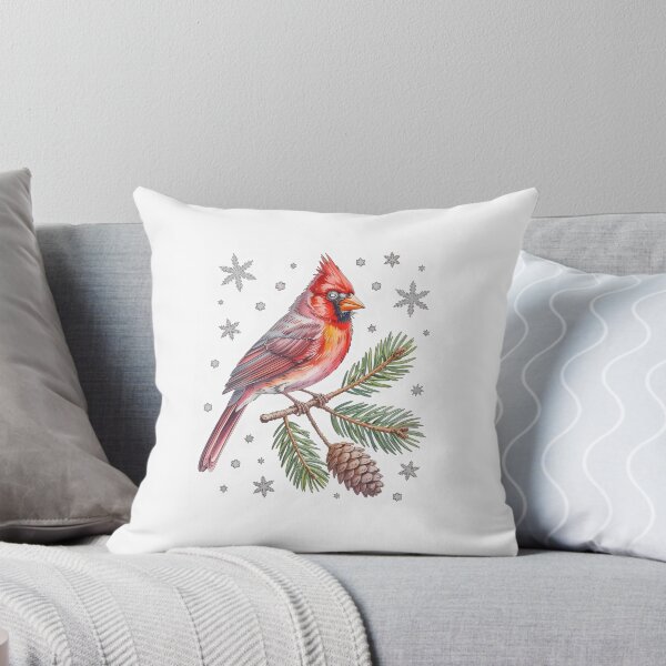 Item preview, Red Cardinal Bird Snowflakes designed and sold by StephenDDArt.