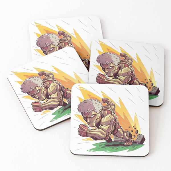 Item preview, Attack on Titan Wall Breach Scene – Epic Manga Style designed and sold by JohnnyFive8.