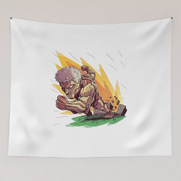 Item preview, Attack on Titan Wall Breach Scene – Epic Manga Style designed and sold by JohnnyFive8.