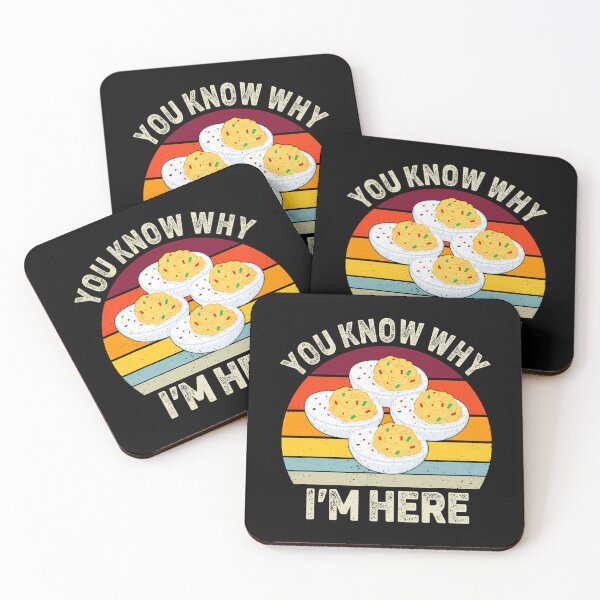 Item preview, And Why Egg Fans Thanksgiving Retro I'm Deviled Lovers Deviled Here Know Gift You Egg Funny For Holiday Dinner Humor designed and sold by PAMELANUNZIO.