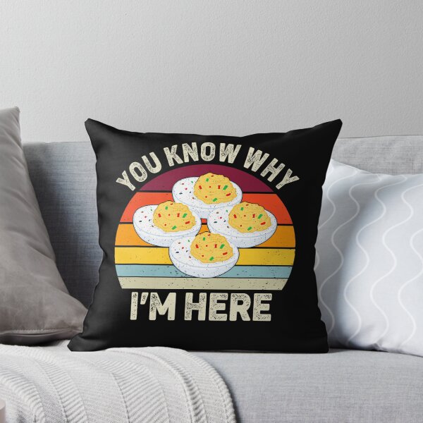Item preview, And Why Egg Fans Thanksgiving Retro I'm Deviled Lovers Deviled Here Know Gift You Egg Funny For Holiday Dinner Humor designed and sold by PAMELANUNZIO.