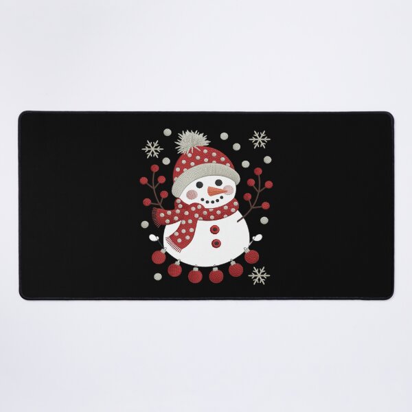 Item preview, EMBROIDERED Snowman Christmas , Coquette Snowman Embroidery designed and sold by HaileyRobel.