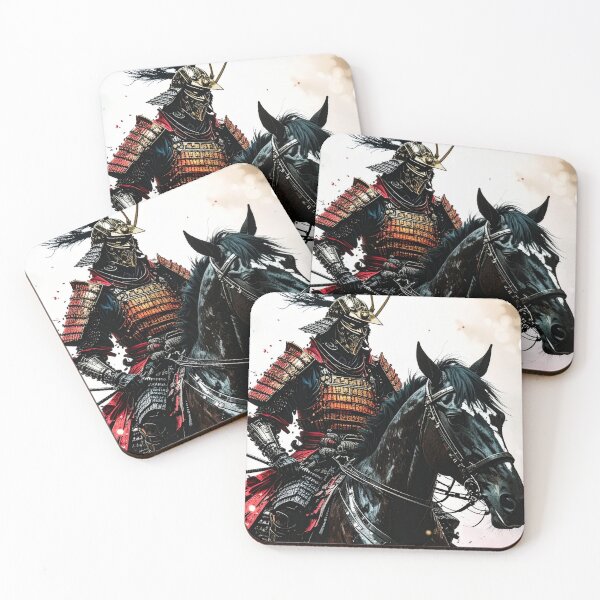 Item preview, Samurai Warrior on Horse – Epic Japanese Art designed and sold by NautilusPrint.