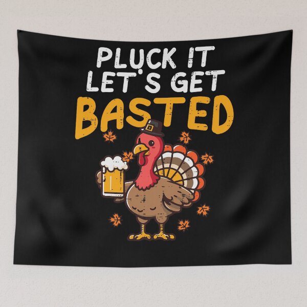 Item preview, It Holiday Get Lets Pluck Happy Quote Thanksgiving Vintage Basted designed and sold by HollyShabero.