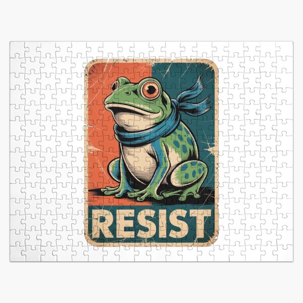 Item preview, Resist Frog Portland Frog Protest designed and sold by StephenDDArt.