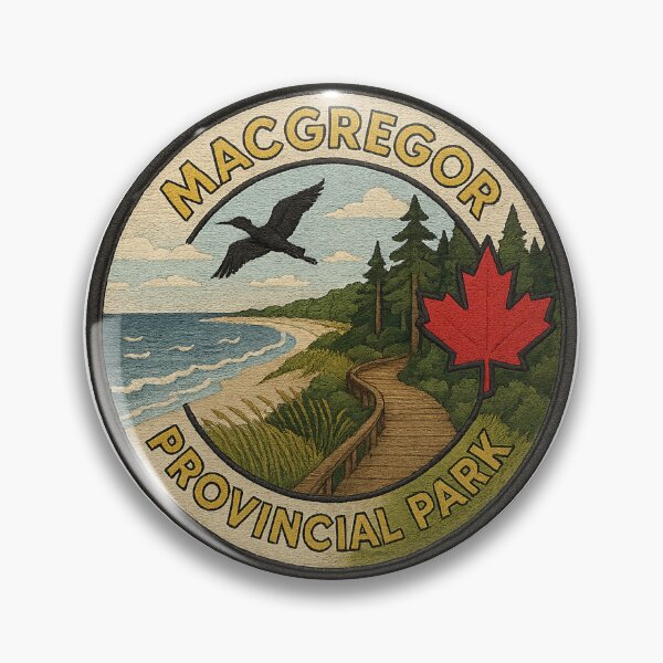 Item preview, MacGregor Provincial Park patch designed and sold by CompassLake.