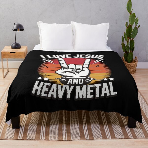 Item preview, I Love Jesus And Heavy Metal designed and sold by AngelaSandra.