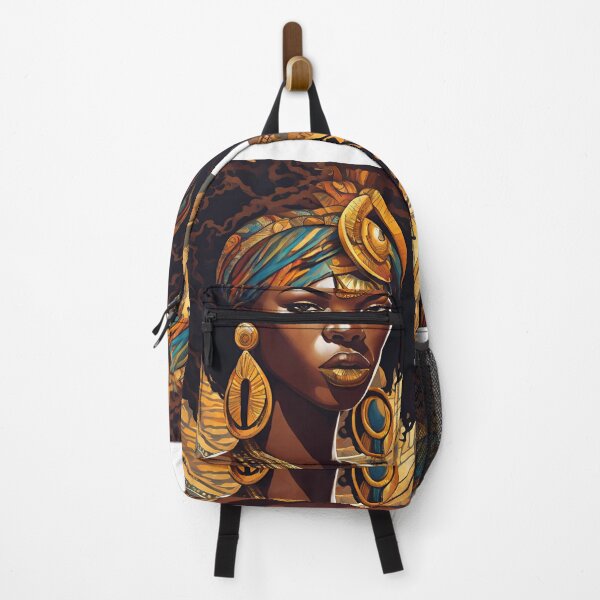 Item preview, Regal African Goddess in Golden Adornments designed and sold by AbundantlyKiki.