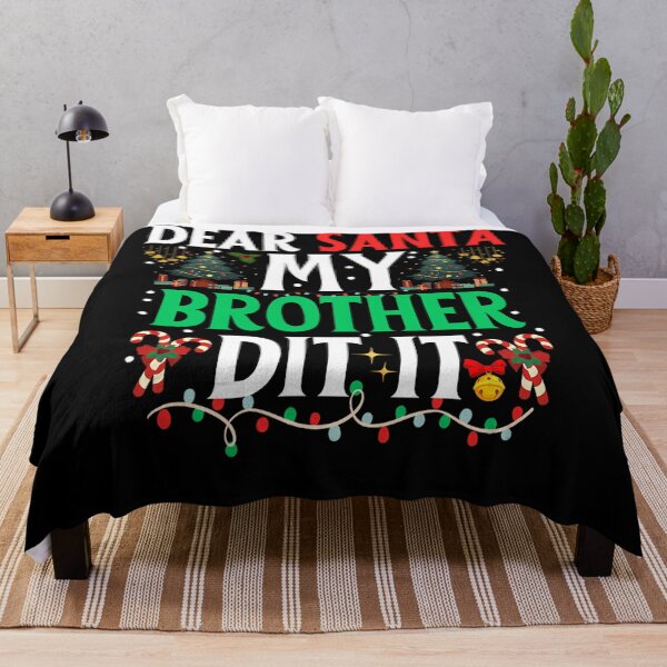Item preview, Funny Retro Did It My Holiday Christmas Dear Vintage Brother Santa designed and sold by MediarMedic.