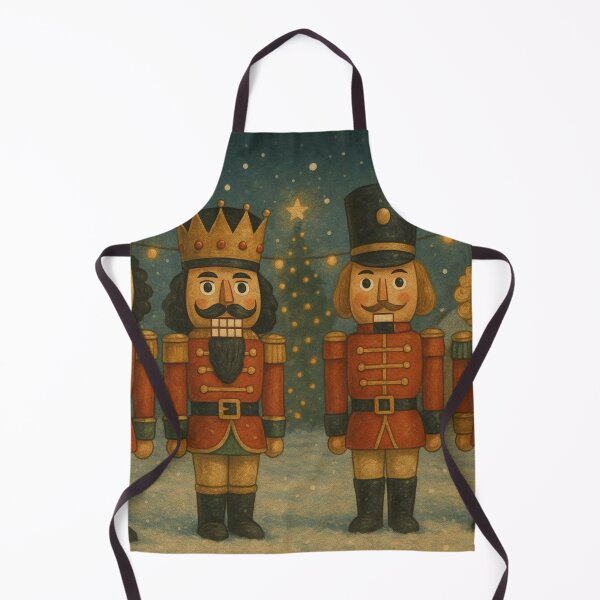Item preview, Vintage Christmas Nutcracker Parade – Festive Retro Holiday Art designed and sold by leen12 Art Designs Prints.