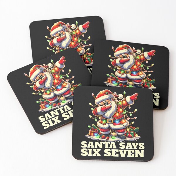 Item preview, Happy Seven Holiday Santa Six Santa Retro Claus Says Bruh designed and sold by ChadnoSmith.