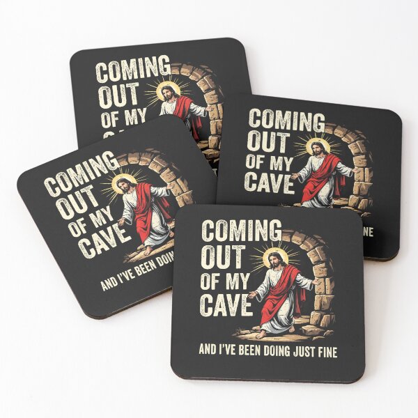 Item preview, Jesus Coming Out Of My Cave And I've Been Doing Just Fine designed and sold by ArleneJene.
