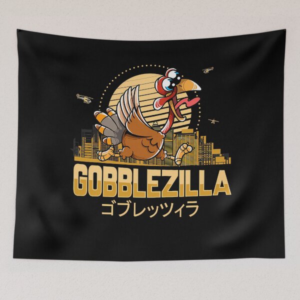 Item preview, Humor Retro Happy Quote Thanksgiving Funny Style Gobblezilla designed and sold by nguyenconguan80.