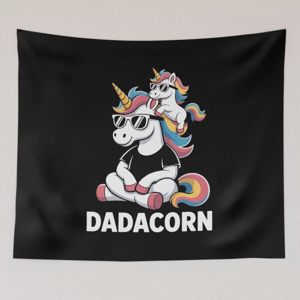 Item preview, Dadacorn - Unicorn Dad and Baby Christmas Papa Father's Day designed and sold by HaileyRobel.
