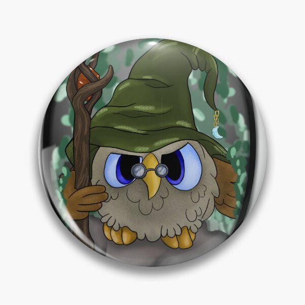 Item preview, Wizard Owl designed and sold by JayBirdStudio.
