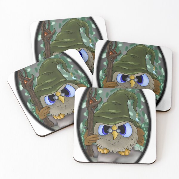 Item preview, Wizard Owl designed and sold by JayBirdStudio.