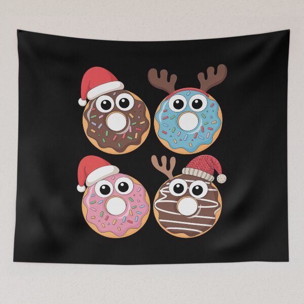 Item preview, Cute Shocked Christmas Donut , Police Officer XmasTee designed and sold by RayArmstrong.