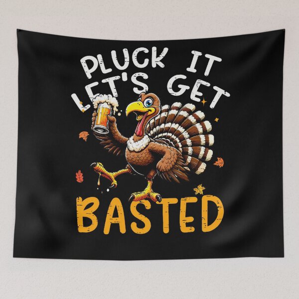 Item preview, Thanksgiving Get Quote Happy It Holiday Lets Pluck Vintage Basted designed and sold by HollyShabero.