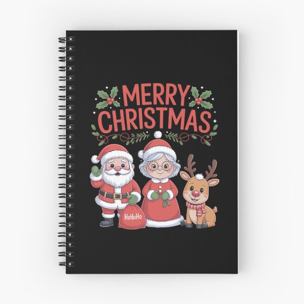 Item preview, Cute Melanin Santa & Mrs Claus Interracial Family Christmas designed and sold by AmparoBoyle.