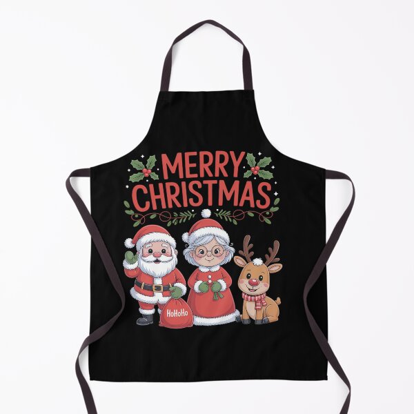 Item preview, Cute Melanin Santa & Mrs Claus Interracial Family Christmas designed and sold by AmparoBoyle.