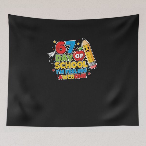 Item preview, 67 Days Of School Feeling Awesome Meme 100Th Day Of School designed and sold by diyoor.