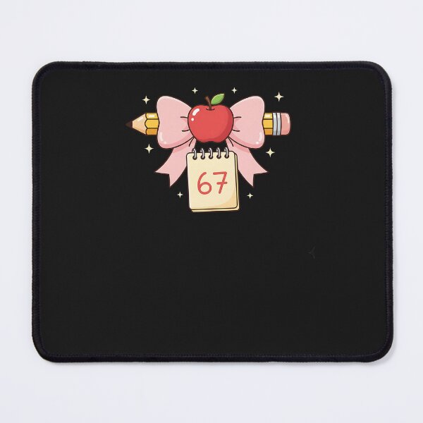 Item preview, 67 Days Of School Funny 67 Six Seven Meme Coquette Bow Girls designed and sold by diyoor.