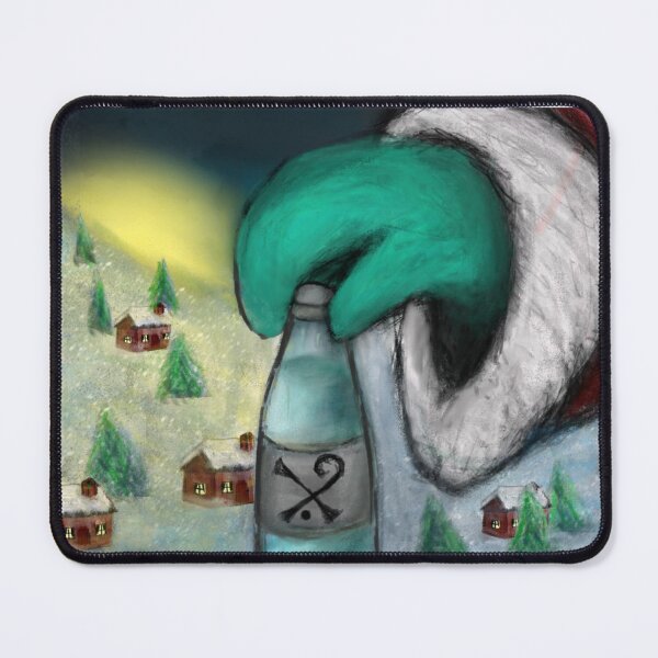 Item preview, Santa holding soda designed and sold by ConfuzRandomly.