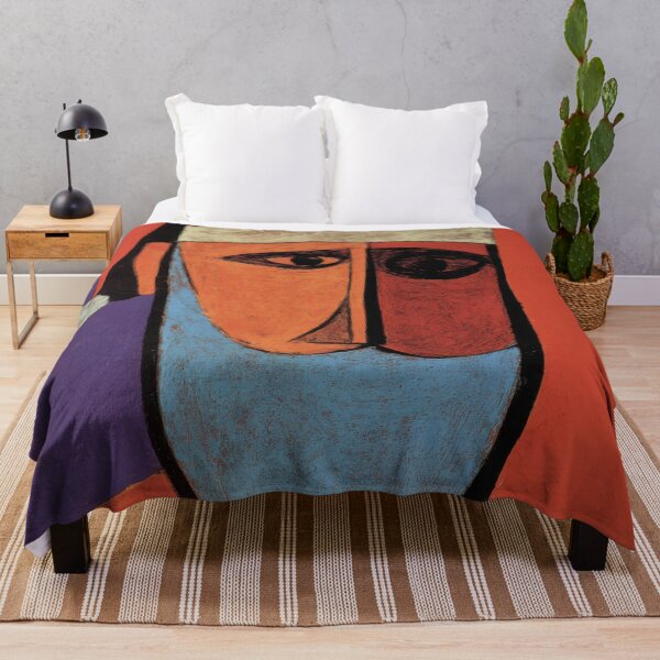 Item preview, Abstract Cubist Santa Claus Illustration in Bold Retro Colors designed and sold by dawnleblanc55.