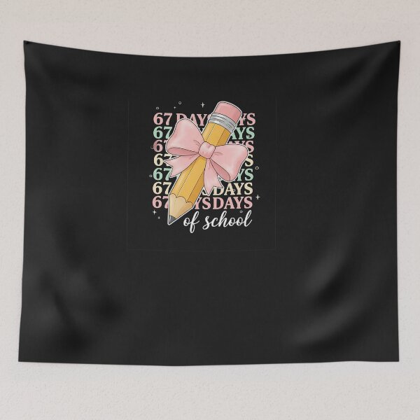 Item preview, 67 Days Of School Girls Coquette Bow 67Th Day Of School  designed and sold by diyoor.