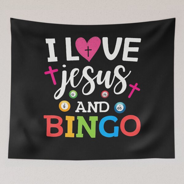 Item preview, I Love Jesus And Bingo designed and sold by ArleneJene.