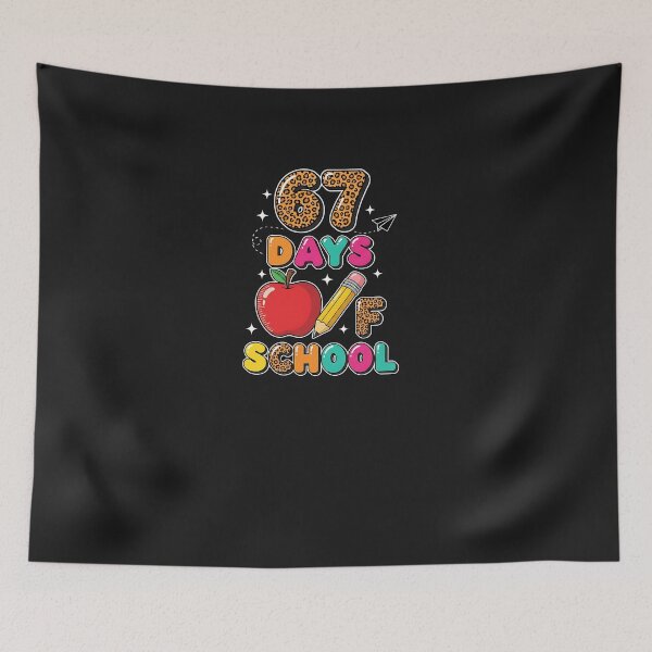 Item preview, 67 Days Of School Groovy Teachers Kids 67Th Day Of School designed and sold by diyoor.