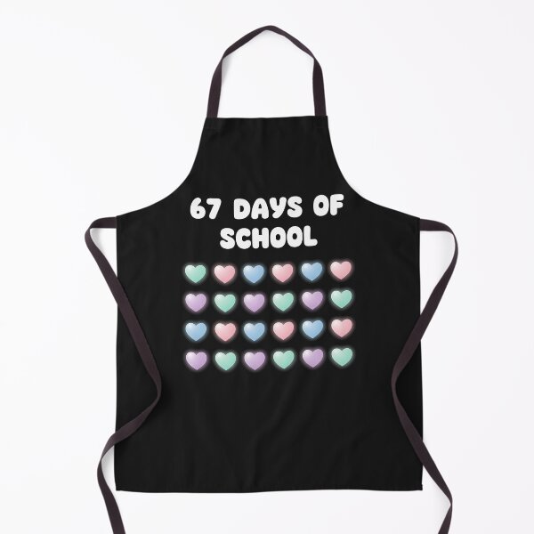 Item preview, 67 Days Of School Hearts Love Teacher 100 Days Of School designed and sold by diyoor.