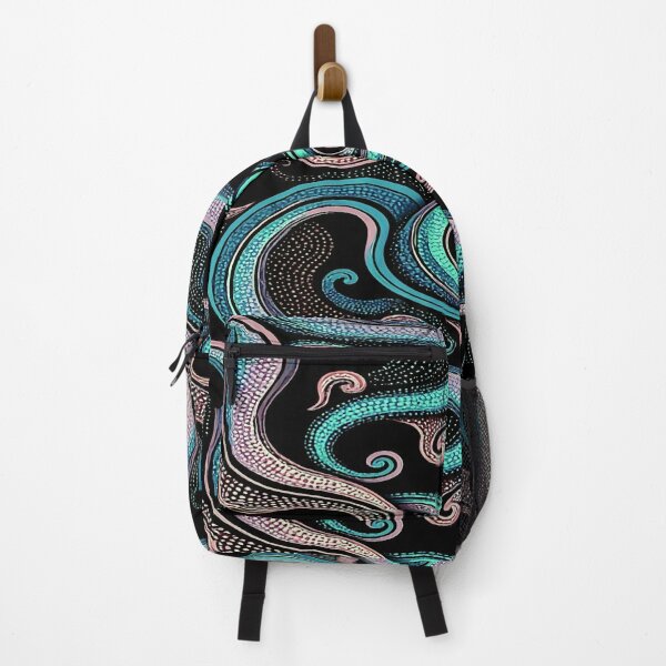 Item preview, Swirls on Black Abstract designed and sold by ViaARTfactory.