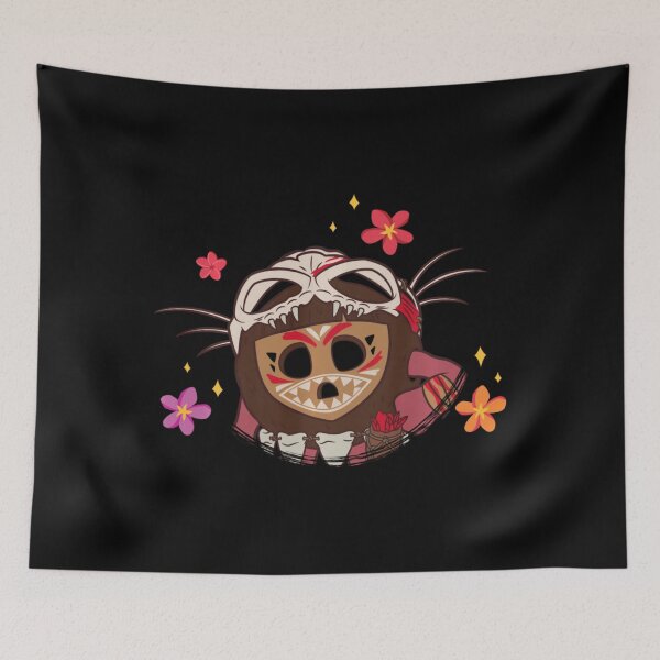 Item preview, Maui Tribal Mask Art – Cute Tropical Island Style Illustration designed and sold by BaileJavo.
