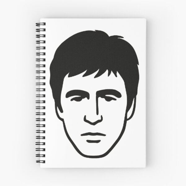 Item preview, minimalist face, scar, Tony designed and sold by Icon4Frames.