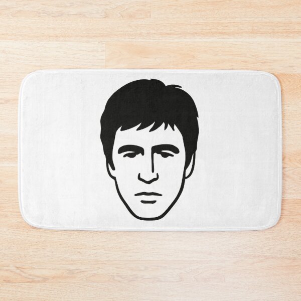 Item preview, minimalist face, scar, Tony designed and sold by Icon4Frames.