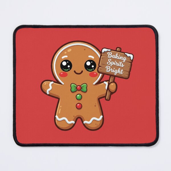 Item preview, Baking Spirits Bright Kawaii Gingerbread Man Cute Christmas Baking Aesthetic designed and sold by AOG-DESIGNS.