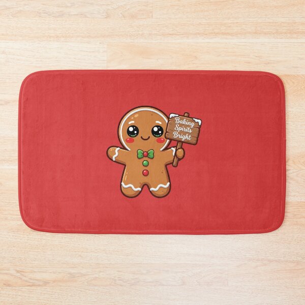 Item preview, Baking Spirits Bright Kawaii Gingerbread Man Cute Christmas Baking Aesthetic designed and sold by AOG-DESIGNS.